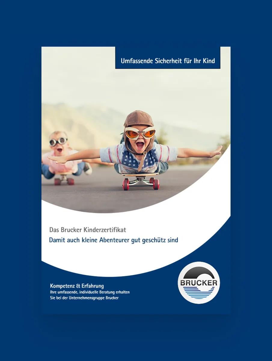 Brucker Kinderzertifikat, Mappe im Markenauftritt