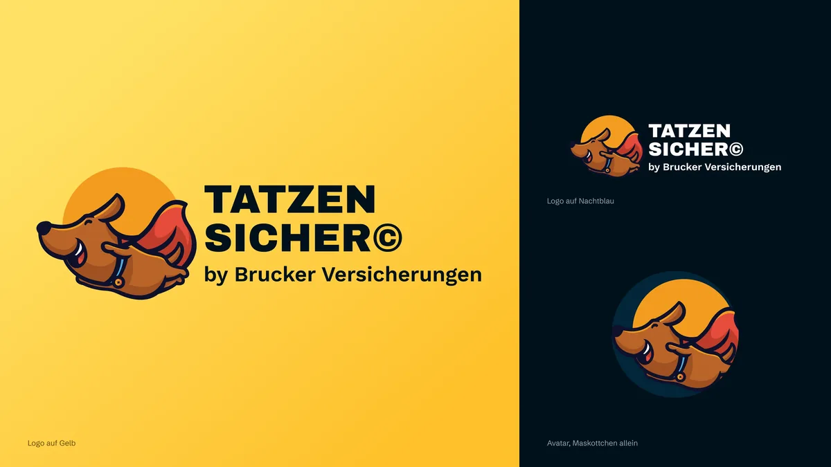 BRUCKER Tatzensicher: Z:08 03 M03 branding logo