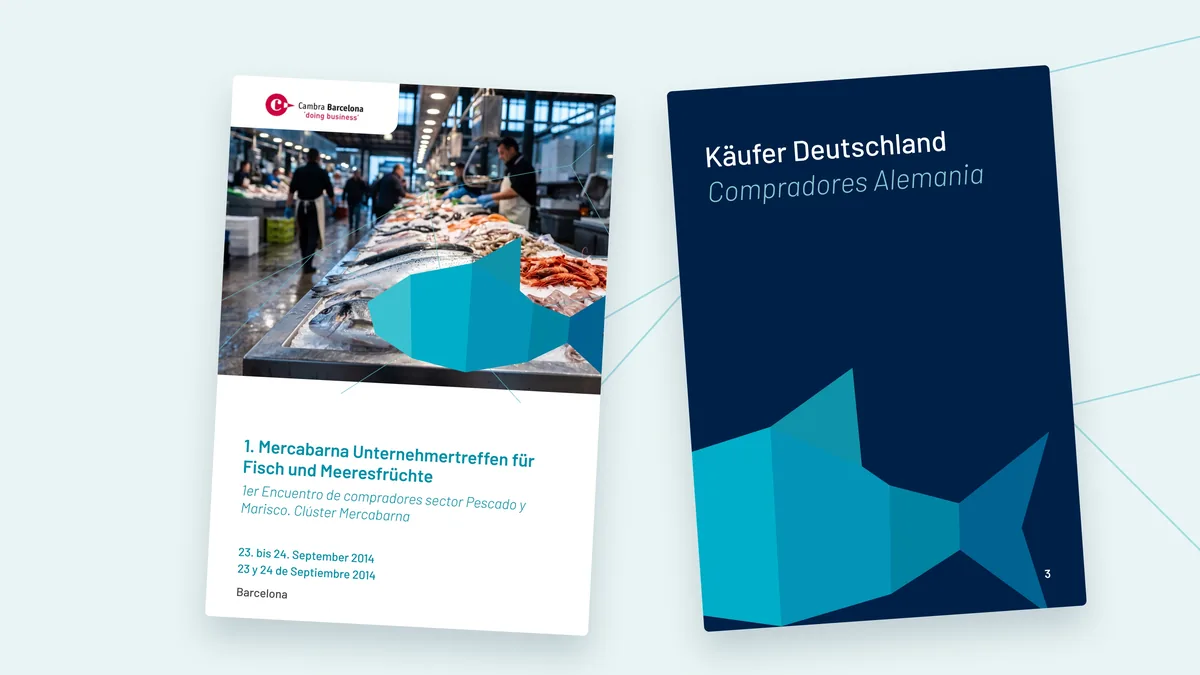Katalogtitel und Trennseite, neu gesetzt