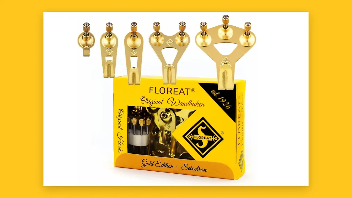 Gold Edition Selection: Schachtel mit fünf goldenen Haken
