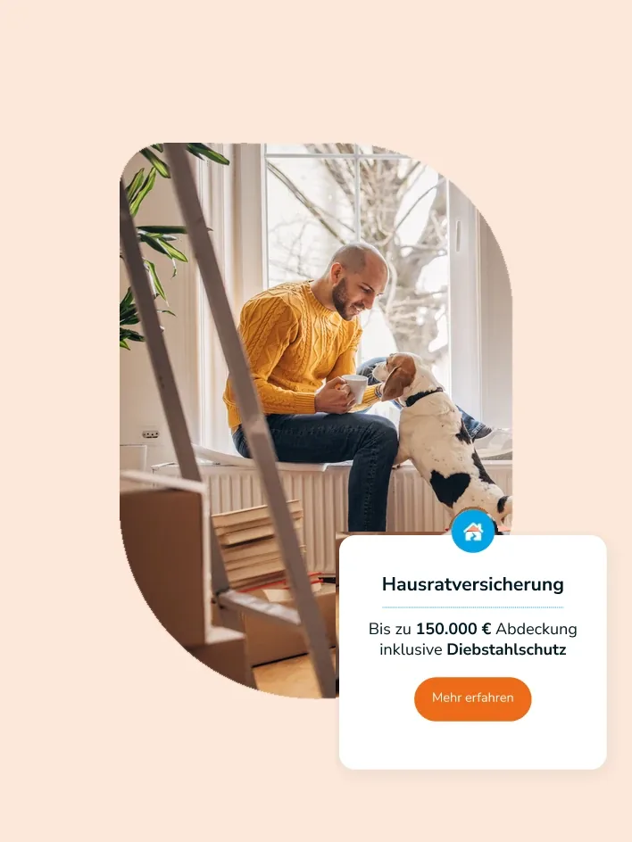 Umzug und Hausrat in Kieselform