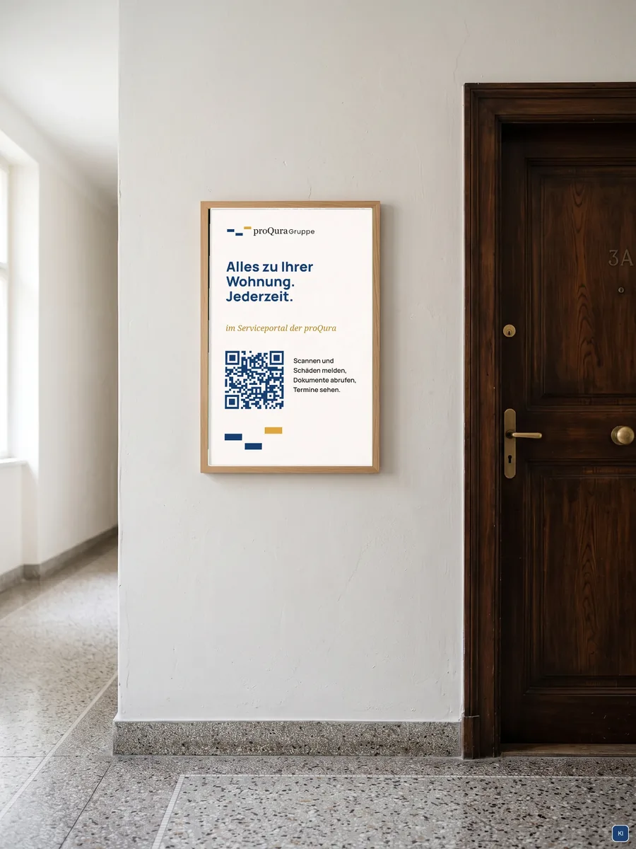 proQura Gruppe: Bildvorschlag 12, Qr aushang