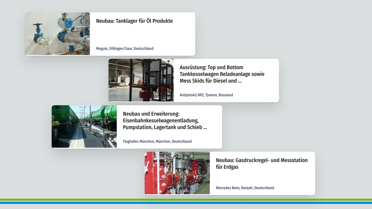Komposition aus Referenzprojekten der Grossmann Group